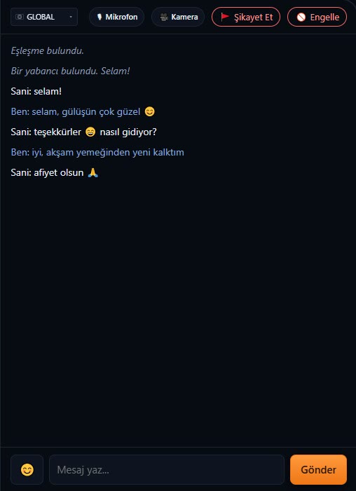 Yazışma alanının yakın görünümü